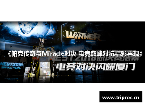 《帕克传奇与Miracle对决 电竞巅峰对抗精彩再现》